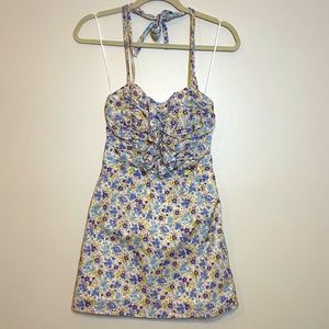 MIROA Pale Floral Dress Small/Petit